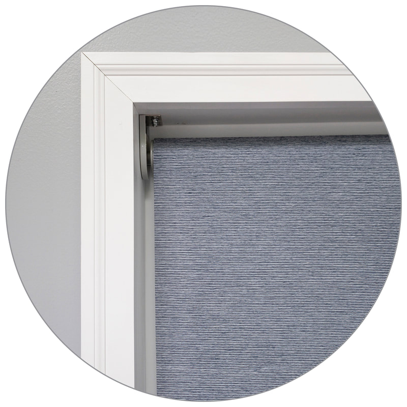 Roller Window Shade CLEAR HEM GRIP from Shade Doctor of Maine 